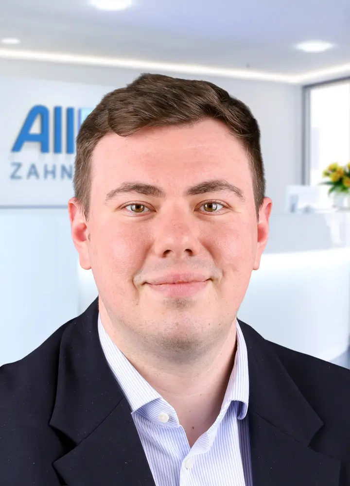 Portrait Klinikmanager Ivan Zabolotnyi (AllDent Essen)